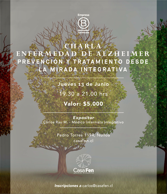 Charla Enfermedad de Alzheimer - Jueves 13 de Junio en CasaFen