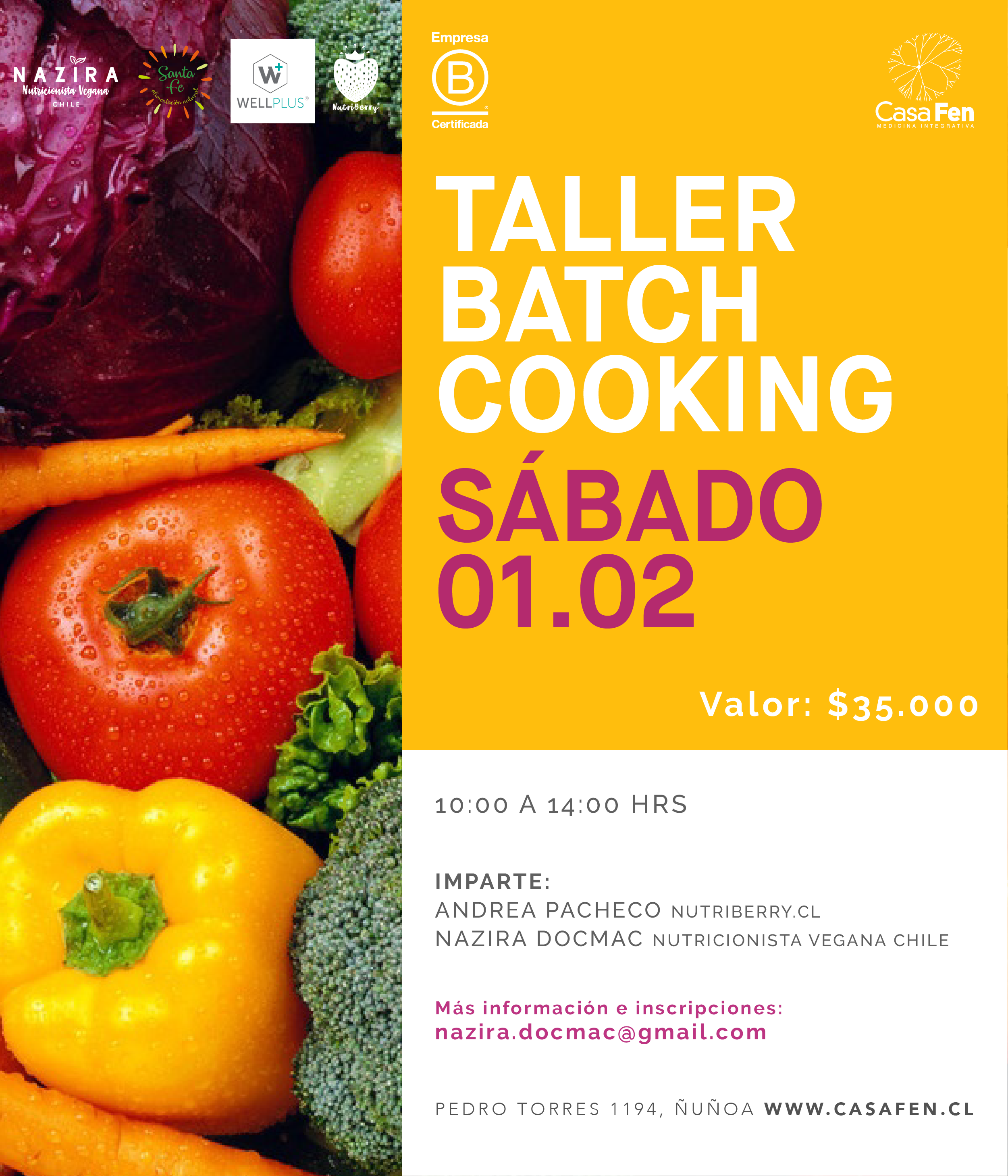 Taller batch cooking - casafen