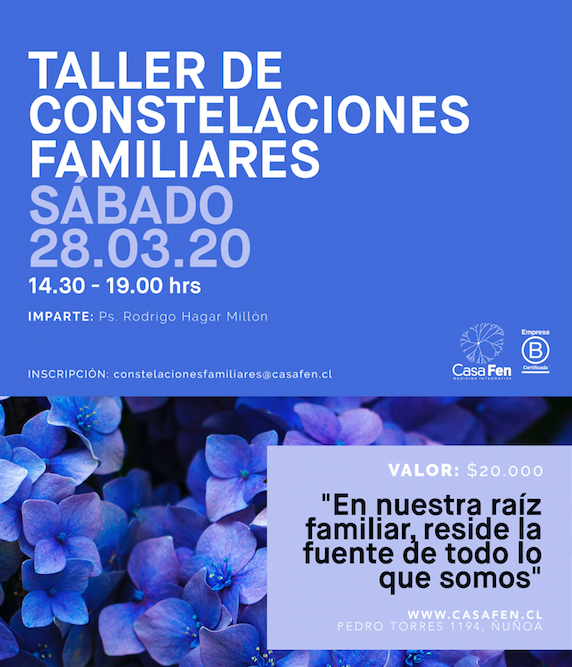 Taller constelaciones familiares CasaFen marzo 2020