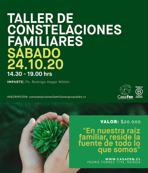 Taller constelaciones familiares CasaFen octubre 2020