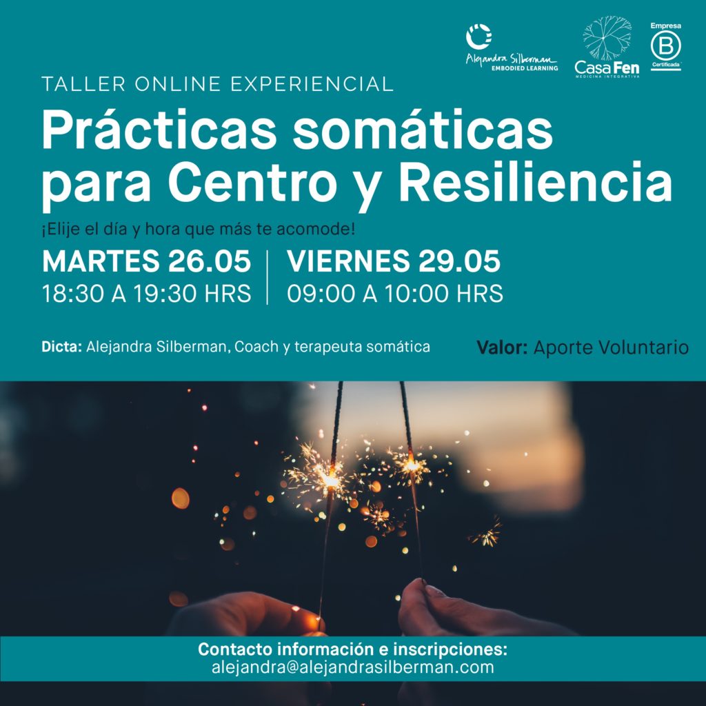 Taller online experiencial Centro y Resiliencia