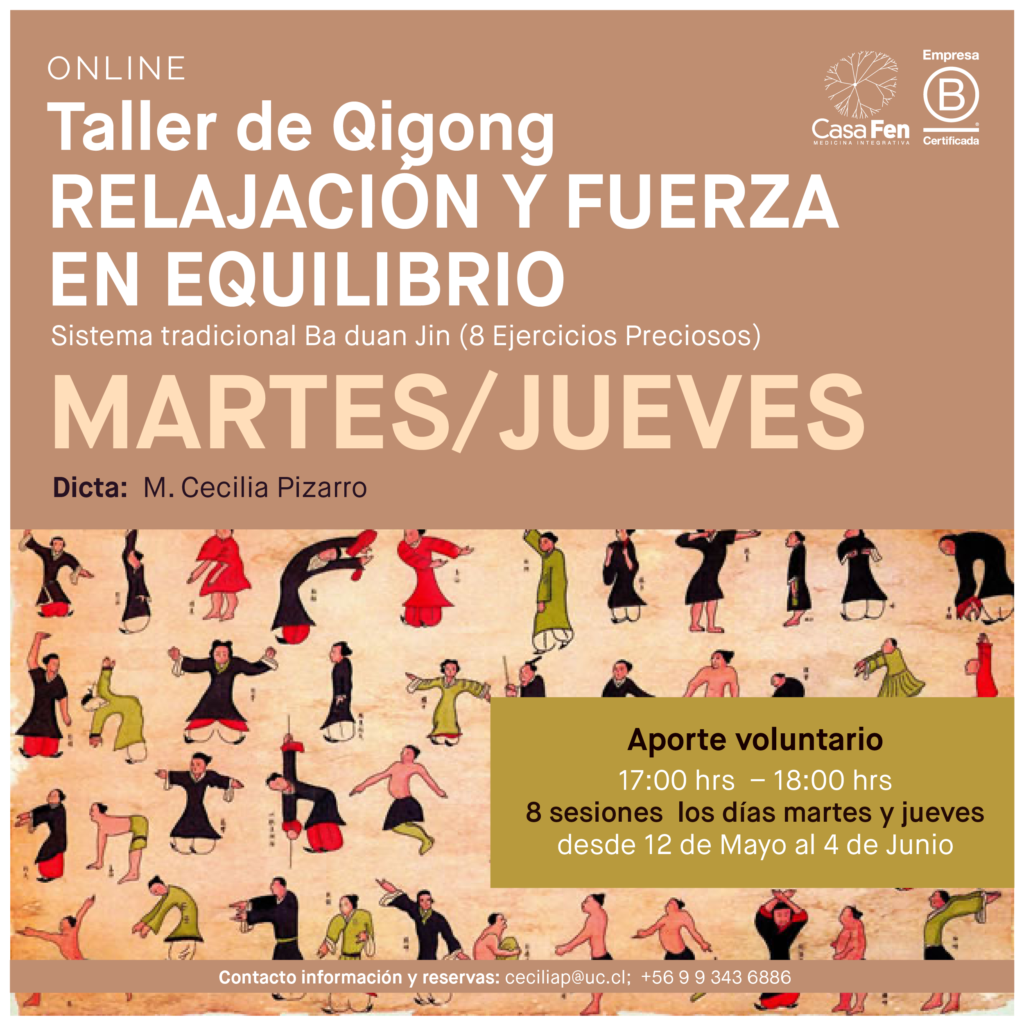 Taller de Qigong, relajación y fuerza en equilibrio