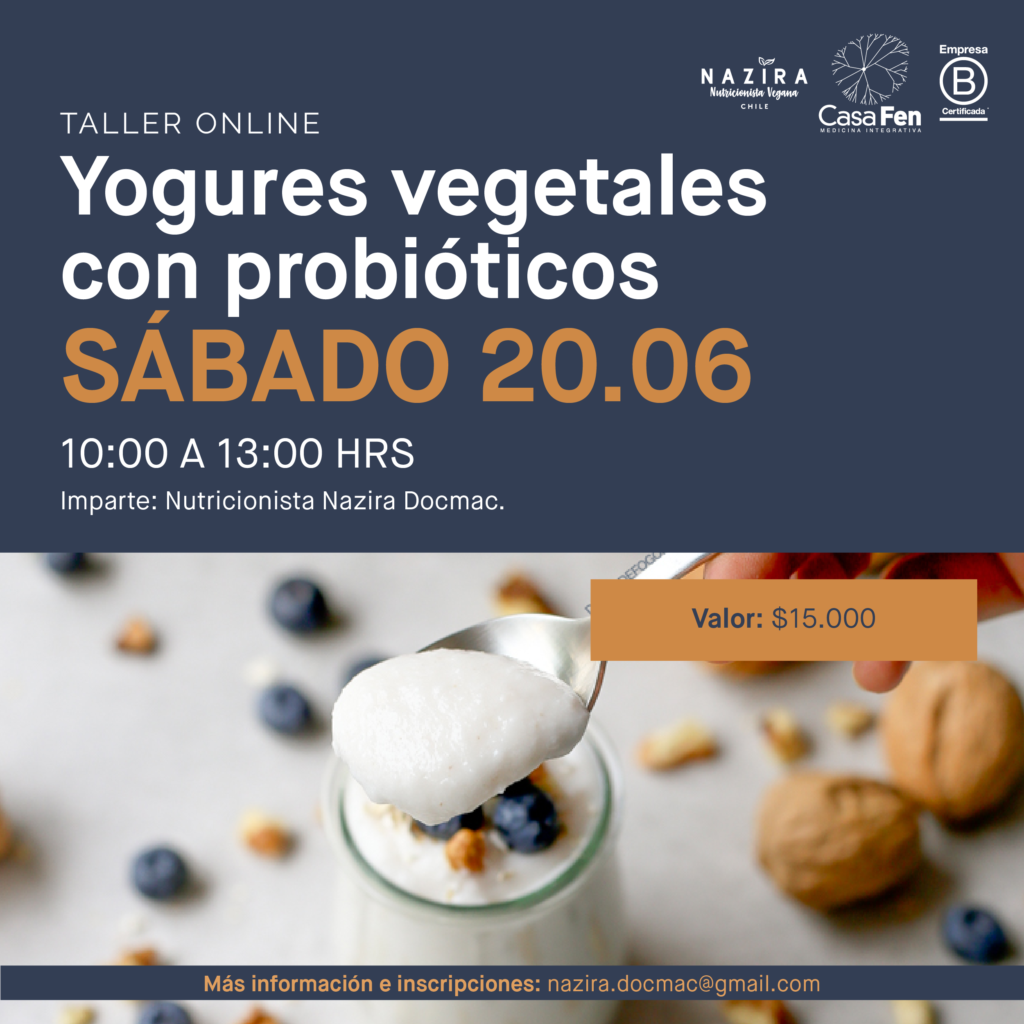 Taller yogures vegetales probióticos-CasaFen