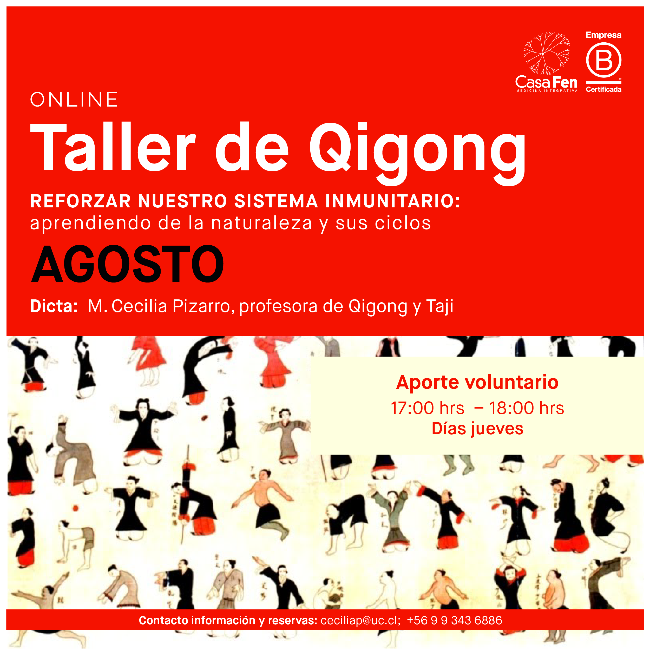 Taller de Qigong Agosto-Casafen