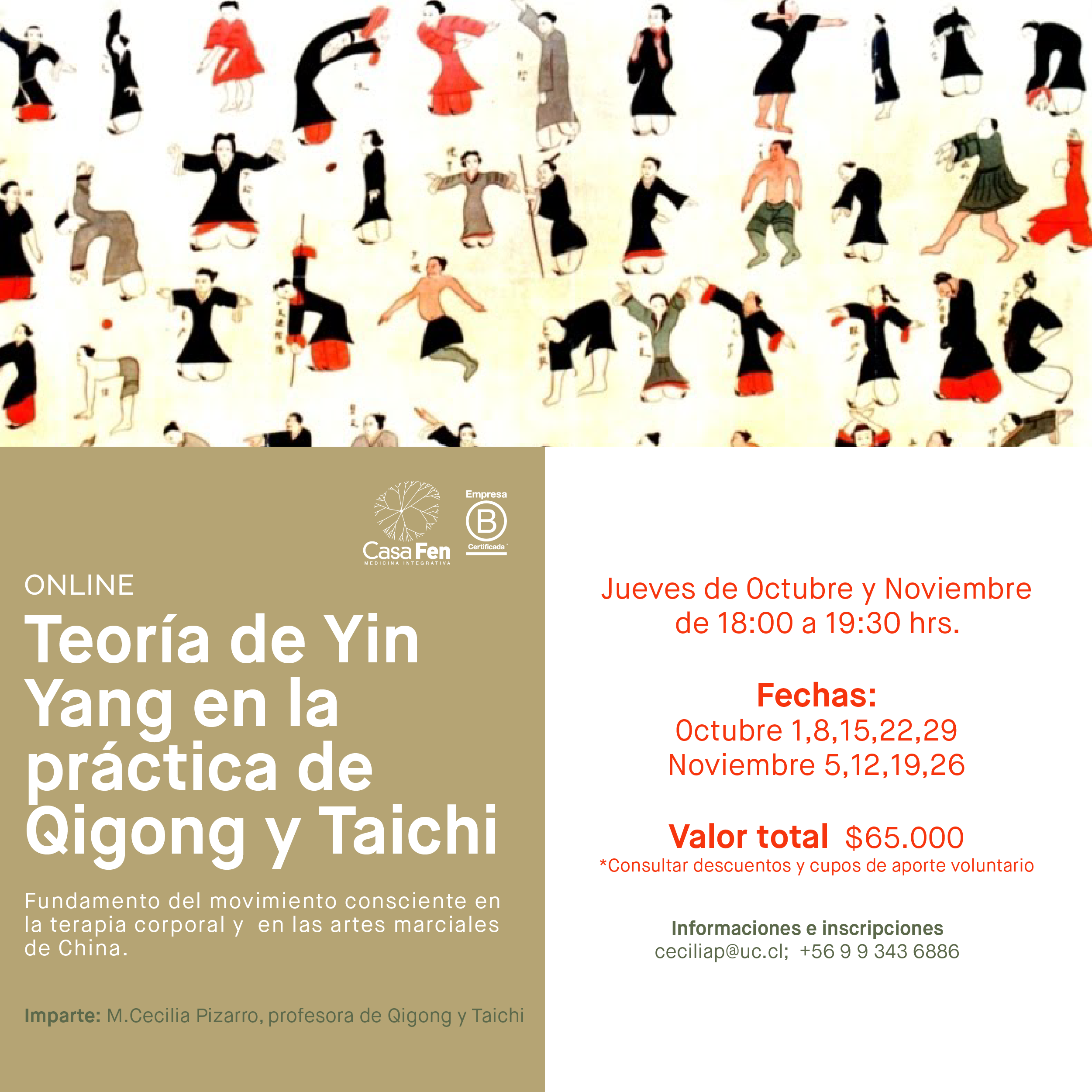 Teoría de Yin Yang en la práctica de Qigong y Taichi-CasaFen