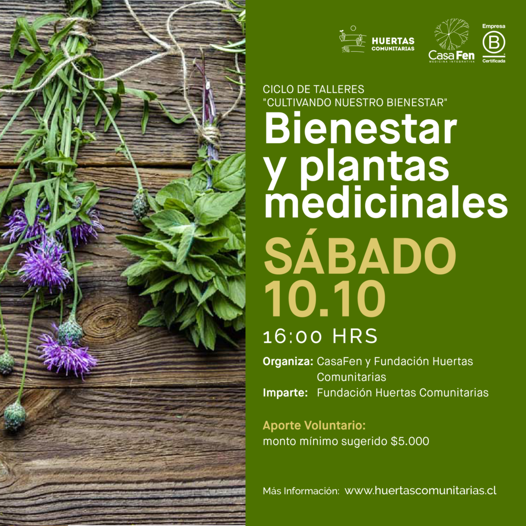 Taller de bienestar y plantas medicinales-CasaFen