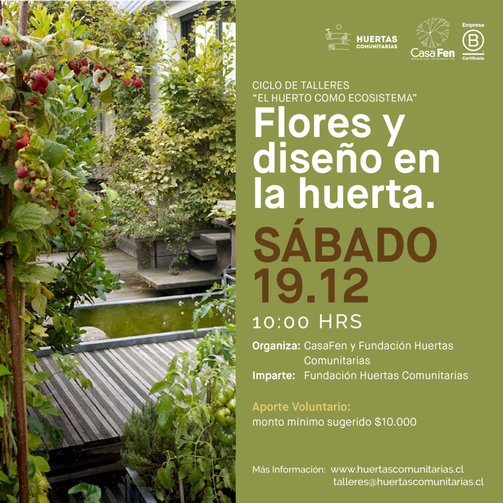 Taller de Huertos Flores y diseño en la huerta-CasFen