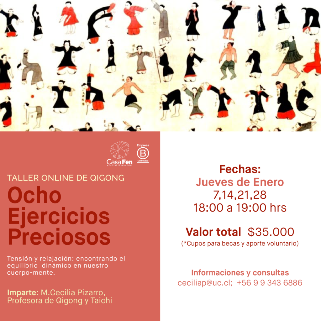 Taller de Qigong Ocho Ejercicios Preciosos - CasaFen