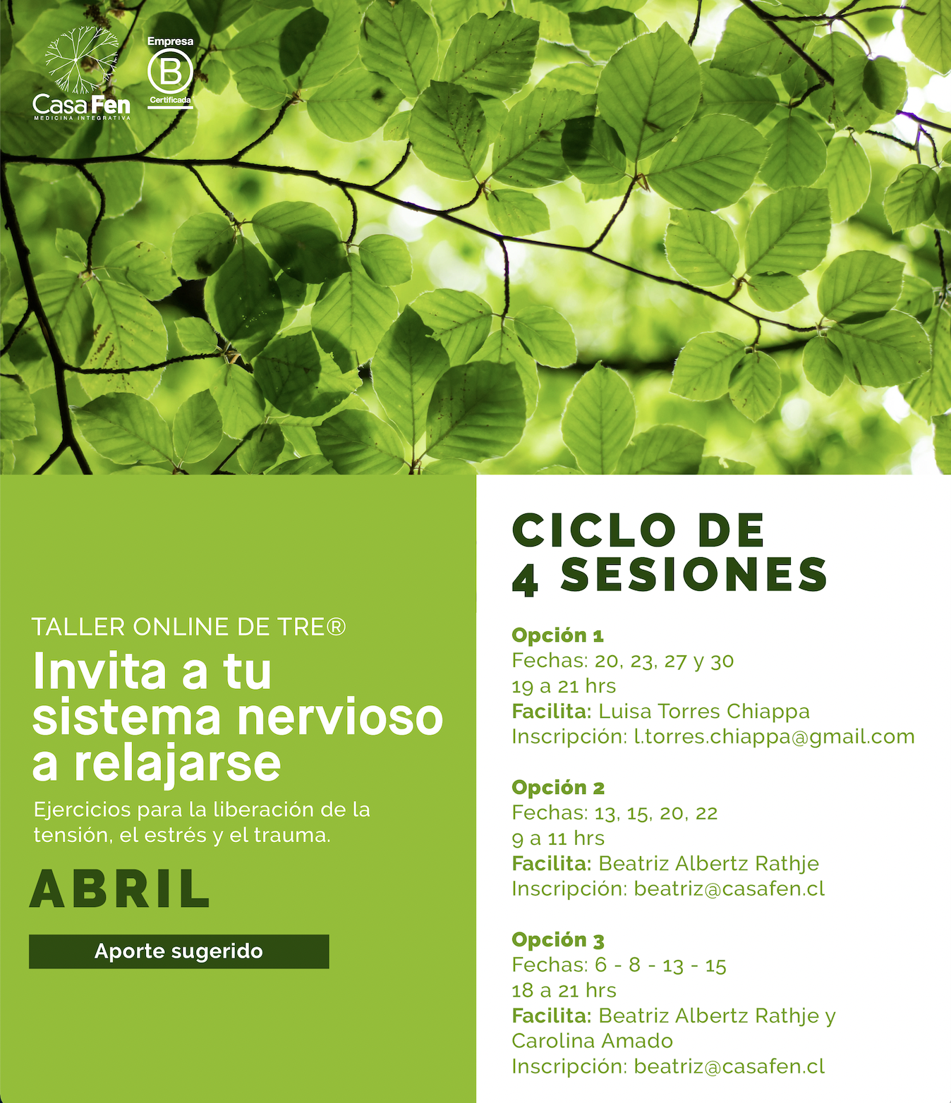 Taller TRE® - liberación estrés, tensión y trauma, abril 2021- CasaFen (1)