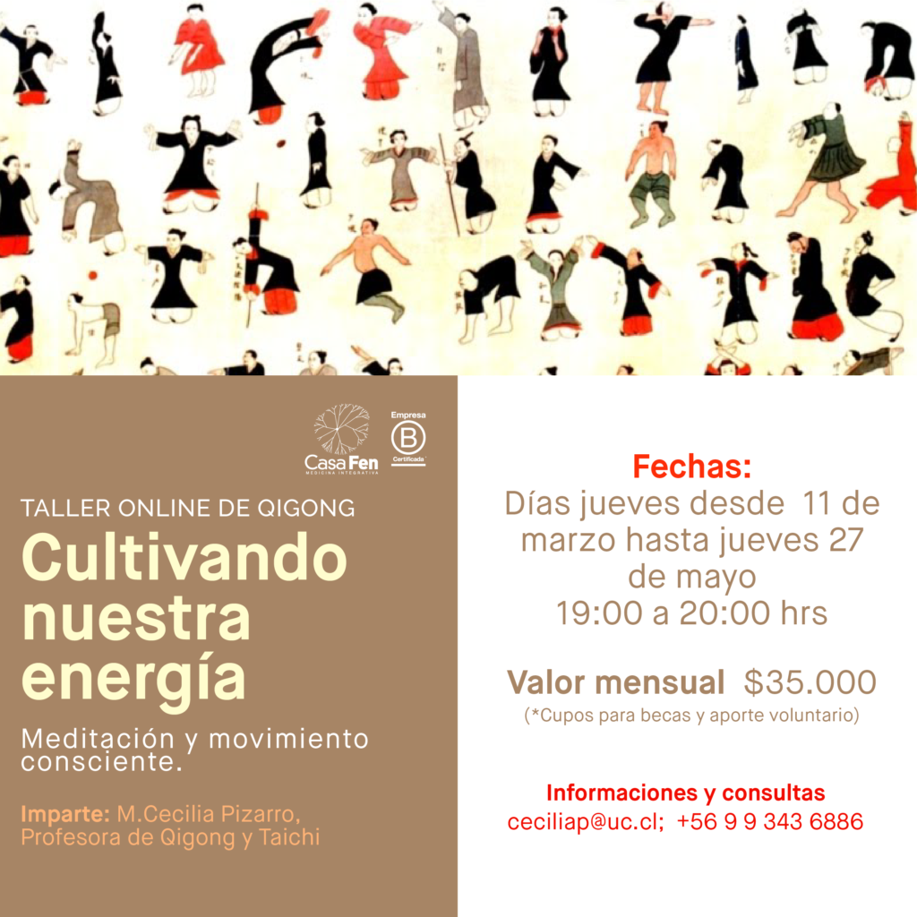 Taller online de Qigong: cultivando nuestra energía-CasaFen