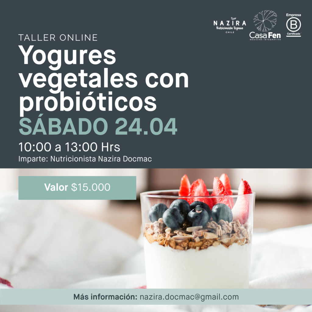 Taller yogures vegetales con probióticos-CasaFen