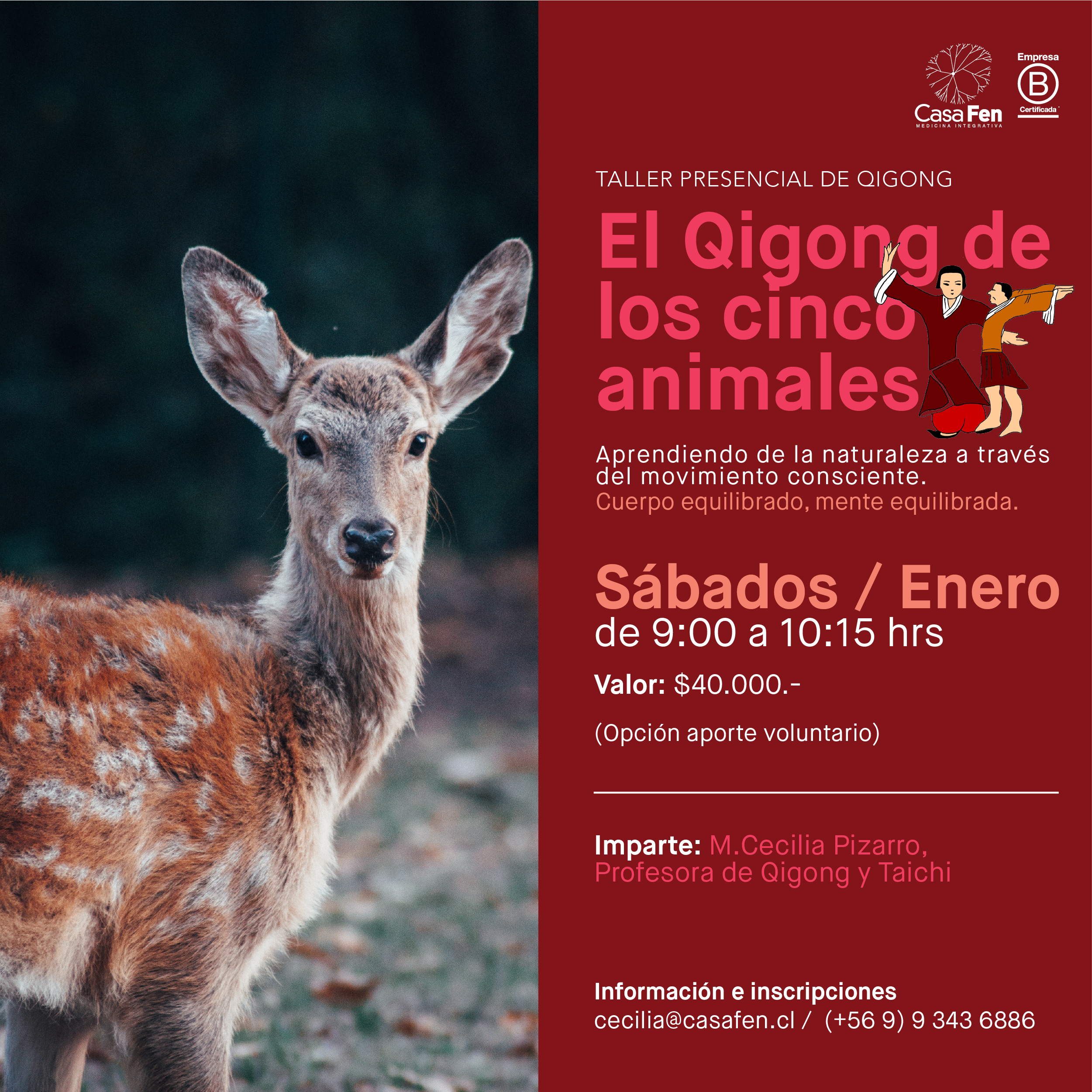 El QiGong de los 5 animales - enero 2022