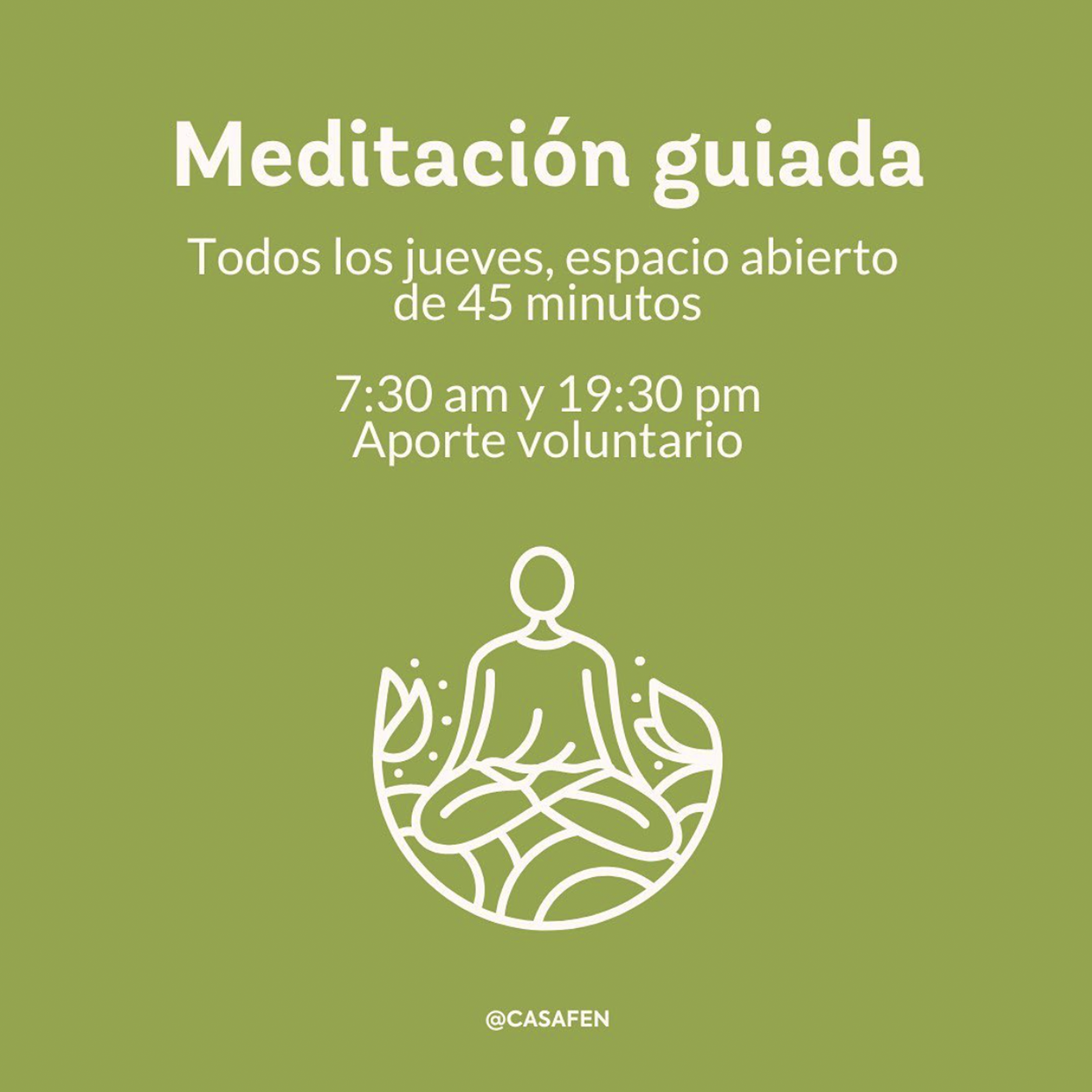 Meditación guiada - casafen