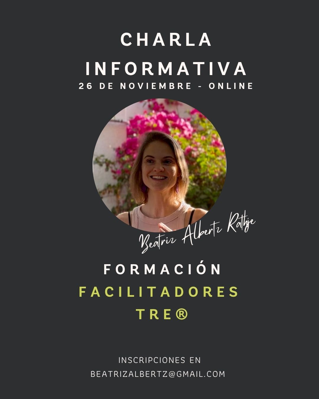 Certificacion facilitadores TRE en español - Beatriz Albertz Rathje - www.vincular-nos.com